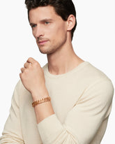 Curb Chain Bracelet in 18K Rose Gold, 14.5mm